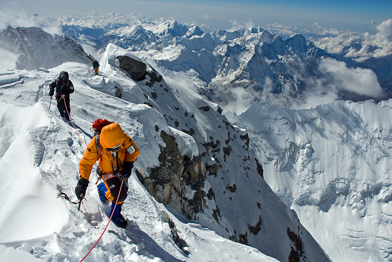 Everest Summit Ridge