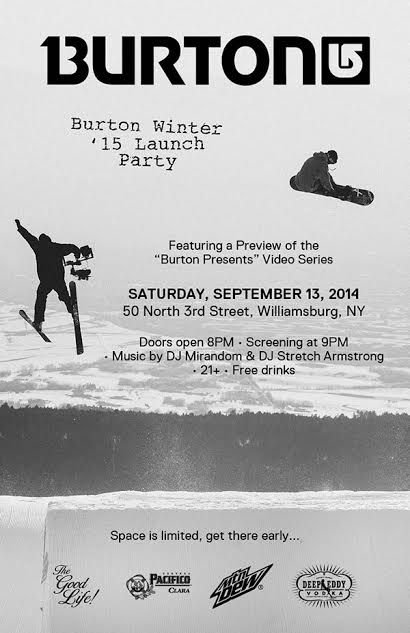 TheGoodLife! x Burton Presents Premiere