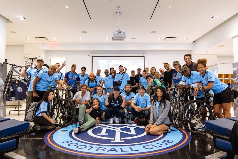 TheGoodLife FC x NYCFC x Shimano Bike NYC